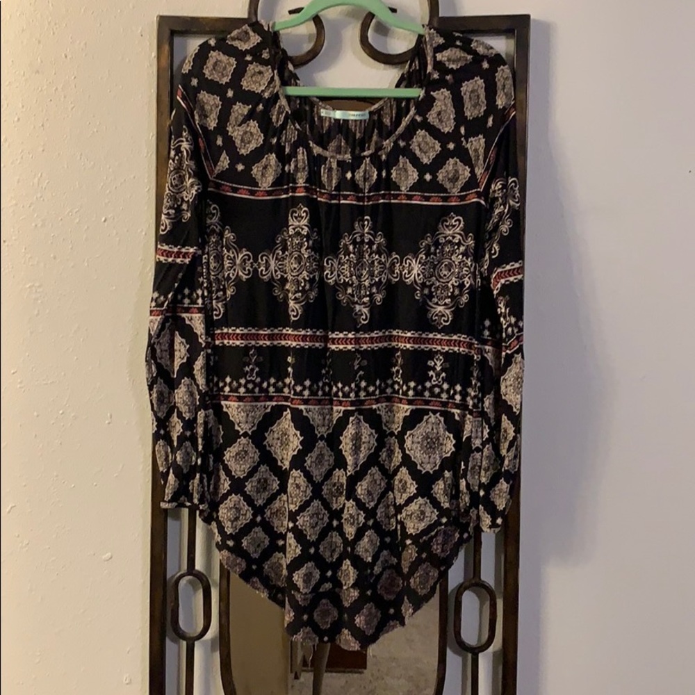 Tribal Print Long Sleeve